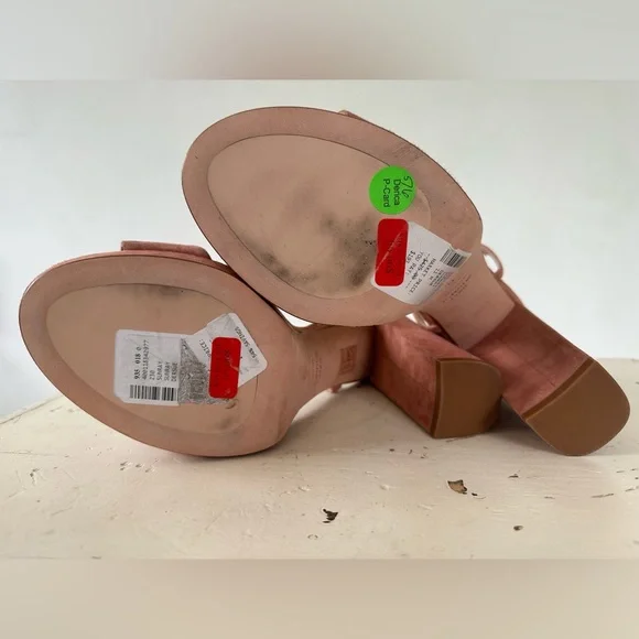 Stuart Weitzman Sunray Dersue (desert rose beige) Platforms Women's Size 11 M